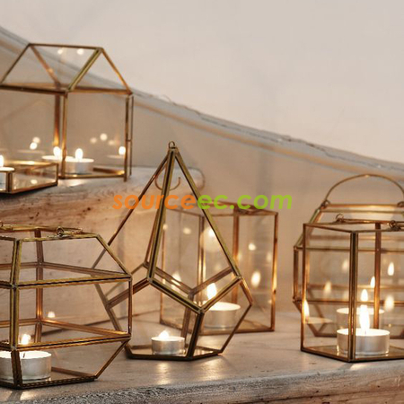 Customization Geometric Glass Terrariums Promotional Products