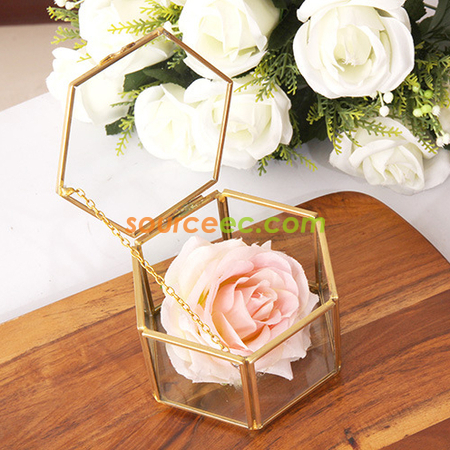 Customization Geometric Glass Terrariums Promotional Products