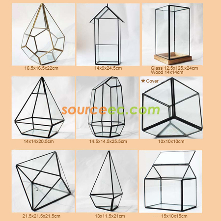 Customization Geometric Glass Terrariums Promotional Products