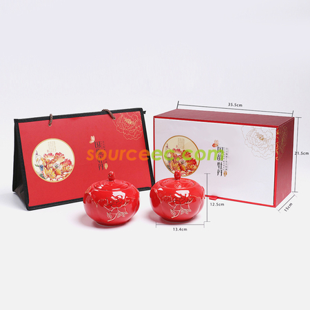Customization Ceramic Tea Canister Promotional Products