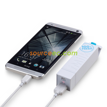 Customization 2600mAh Milk Shape Phone Charger Promotional Products