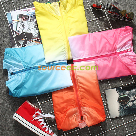 Customization Ultrathin Breathable Windbreaker Coat Promotional Products