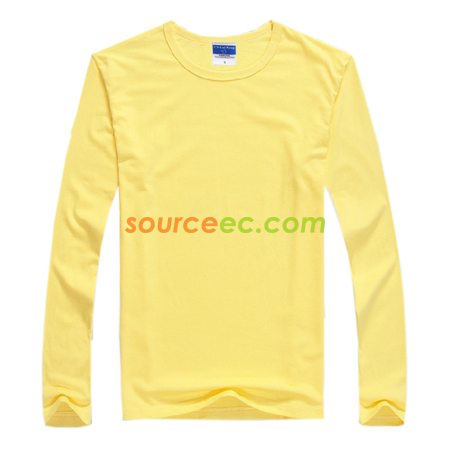 Customization Pure Color Long Sleeve Polo Shirt Promotional Products