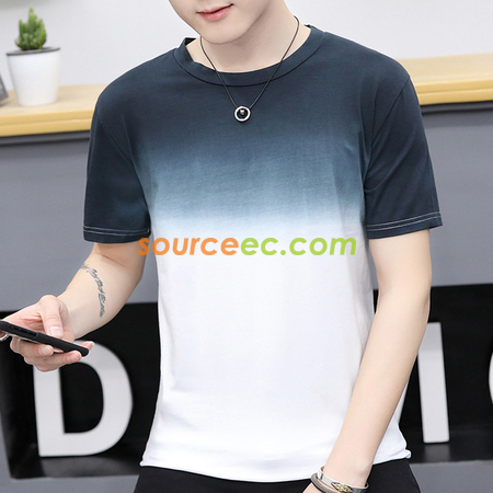 Customization Gradient Colors Printed T-Shirt Promotional Products