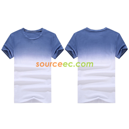 Customization Gradient Colors Printed T-Shirt Promotional Products