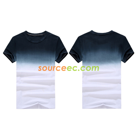 Customization Gradient Colors Printed T-Shirt Promotional Products