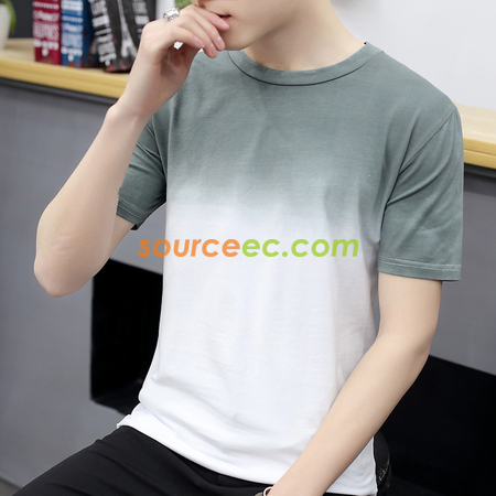 Customization Gradient Colors Printed T-Shirt Promotional Products