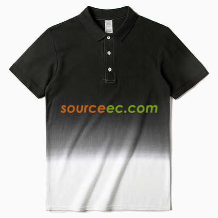 Customization Gradient Colors Printed Polo Shirt Promotional Products