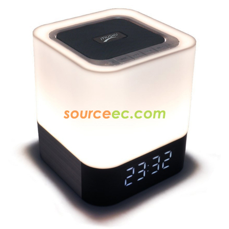 Customization Alarm Clock Bluetooth Speaker Light Promotional Products