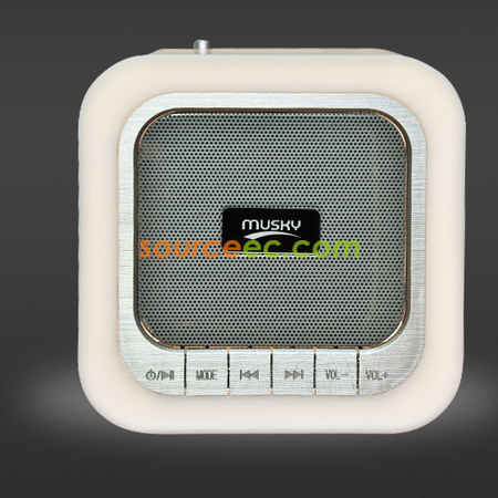 Customization Alarm Clock Bluetooth Speaker Light Promotional Products