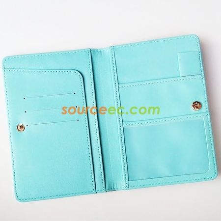 Customization Customised Leather Passport Holder Promotional Products