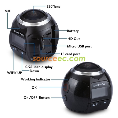 Customization Wireless Panoramic Camera Promotional Products