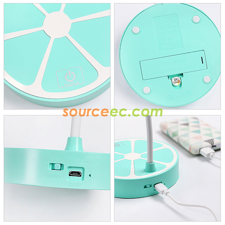 Customization Fruit Design LED USB Table Lamp Promotional Products