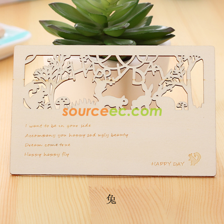 Customization Wooden Postcard Promotional Products