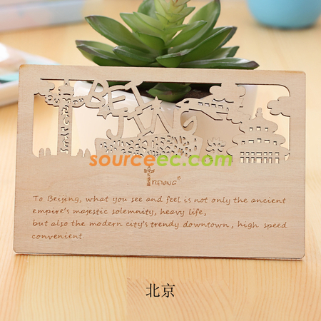 Customization Wooden Postcard Promotional Products