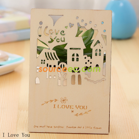 Customization Wooden Postcard Promotional Products