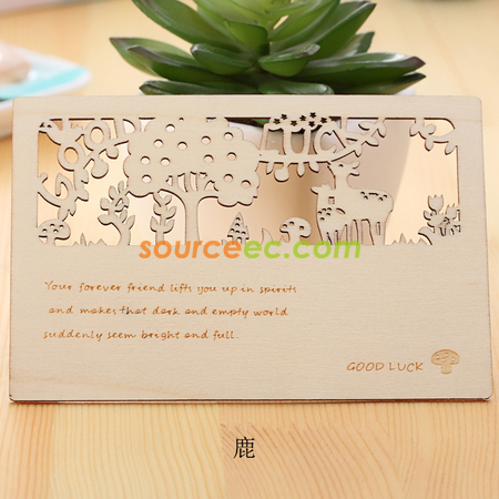Customization Wooden Postcard Promotional Products