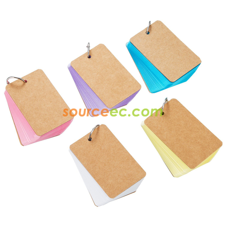 Customization Blank Assorted Colors Study Cards Promotional Products