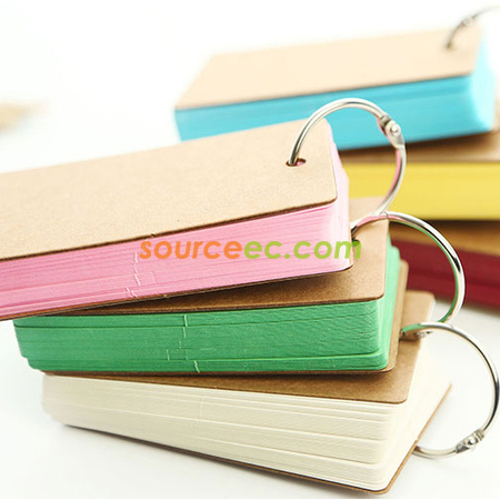 Customization Blank Assorted Colors Study Cards Promotional Products