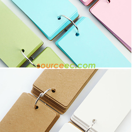 Customization Blank Assorted Colors Study Cards Promotional Products