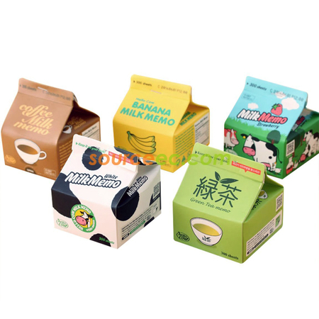 Customization Milk Box Style Memo Pads Promotional Products
