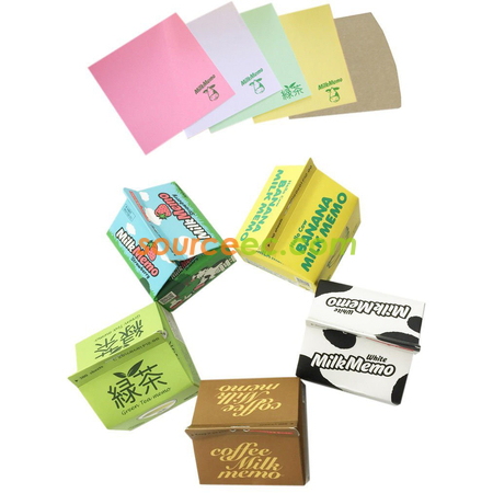 Customization Milk Box Style Memo Pads Promotional Products
