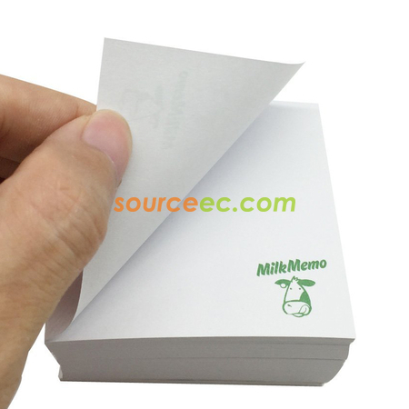 Customization Milk Box Style Memo Pads Promotional Products