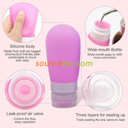 Customization Portable Soft Silicone Travel Bottle Promotional Products