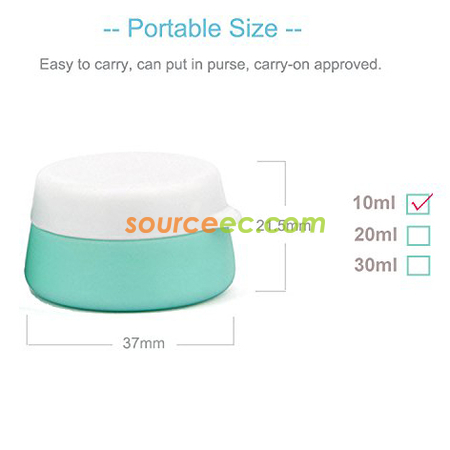 Customization Travel Silicone Cosmetic Containers Promotional Products