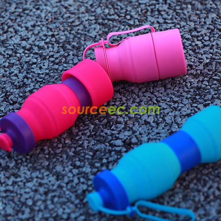 Customization Fold-able Water Bottle Promotional Products