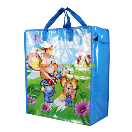 Customization Large Zipper Storage Bag Promotional Products