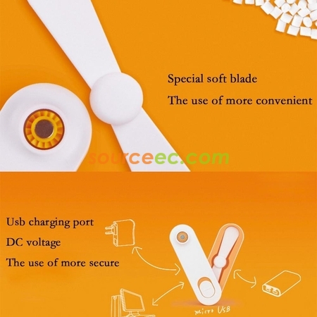 Customization Folded Mini Rechargeable USB Fan Promotional Products