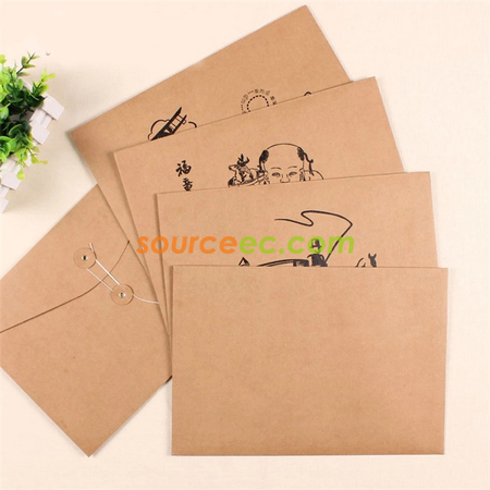 Customization Kraft Paper Project Envelope Promotional Products