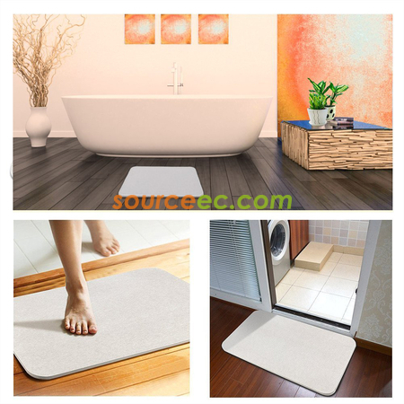 Customization Diatomaceous Earth Absorbent Fast Drying Bath Mat Promotional Products