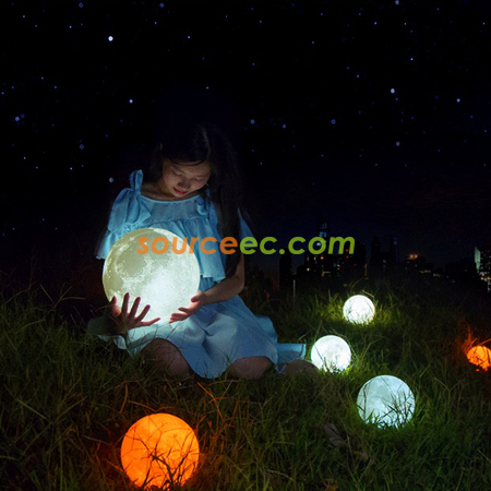 Customization 3D Printing Moon Lamp Promotional Products