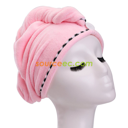 Customization Microfiber Dry Hair Hat/Hair Drying Towel Promotional Products