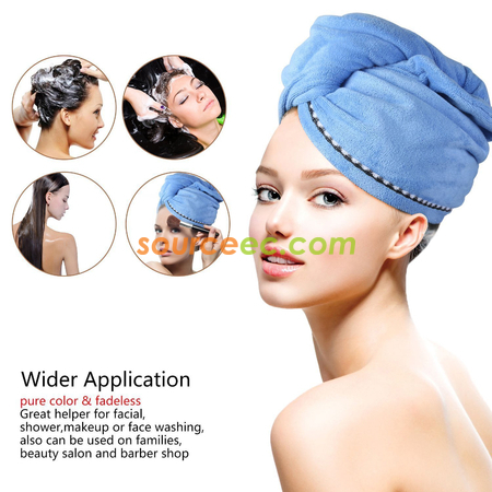 Customization Microfiber Dry Hair Hat/Hair Drying Towel Promotional Products