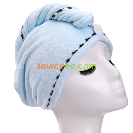 Customization Microfiber Dry Hair Hat/Hair Drying Towel Promotional Products