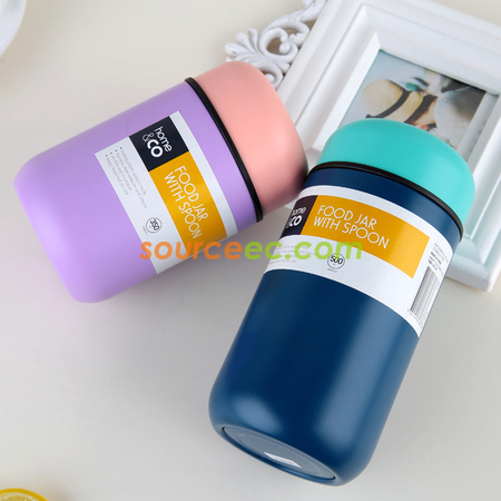 Customization 350ML Vacuum Insulated Stainless Steel Food Jar Promotional Products