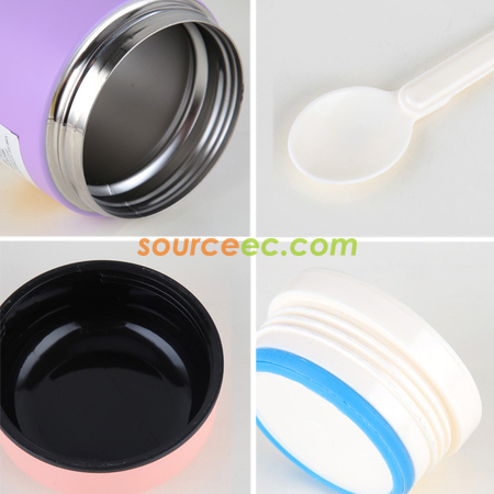 Customization 350ML Vacuum Insulated Stainless Steel Food Jar Promotional Products