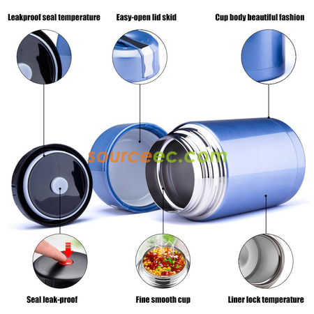 Customization 1L Vacuum Insulated Food Jar  Promotional Products