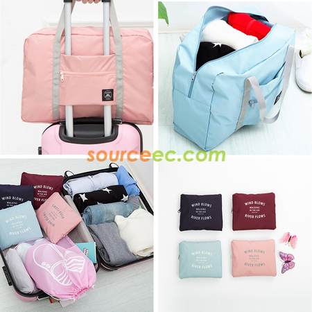 Customization Travel Foldable Waterproof Tote Bag Promotional Products