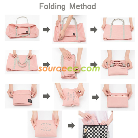 Customization Travel Foldable Waterproof Tote Bag Promotional Products
