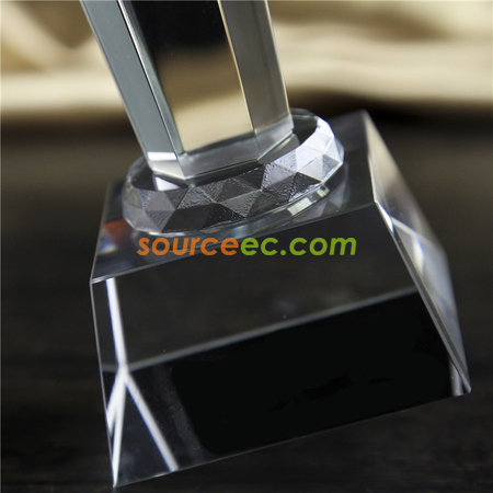 Customization Note Crystal Trophy Promotional Products