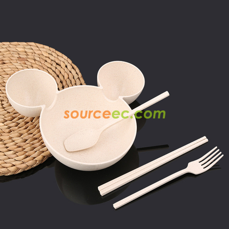 Customization Wheat Straw Bowl Dinnerware Promotional Products