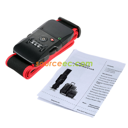 Customization TSA Bluetooth Luggage Strap Promotional Products
