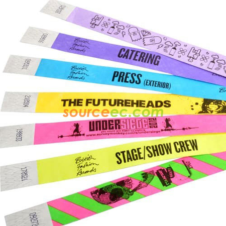 Customization Tyvek Wrist Band Promotional Products