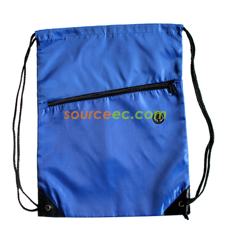 Customization Drawstring Bag with Earphone Hole Promotional Products