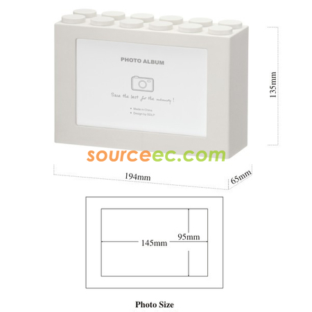 Customization Building Block Photo Frame Promotional Products