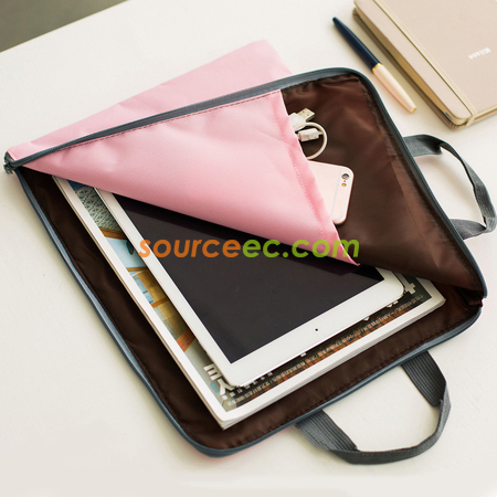 Customization A4 Zipper File Bag Promotional Products